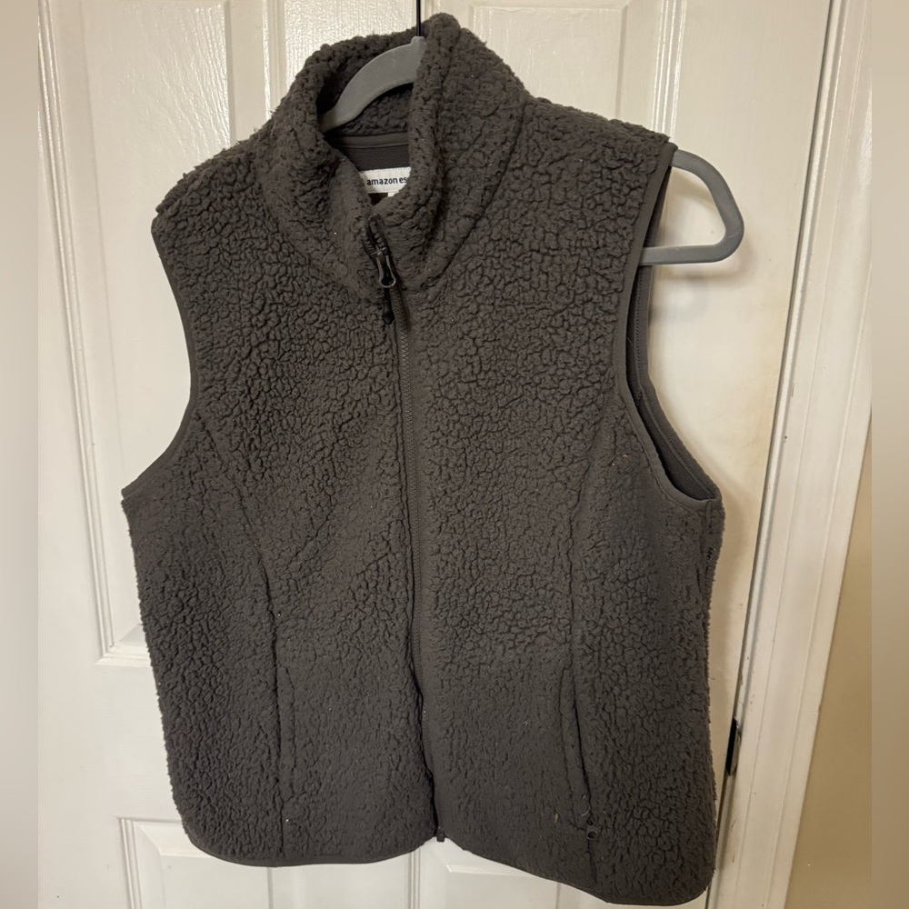 Grey Sherpa vest